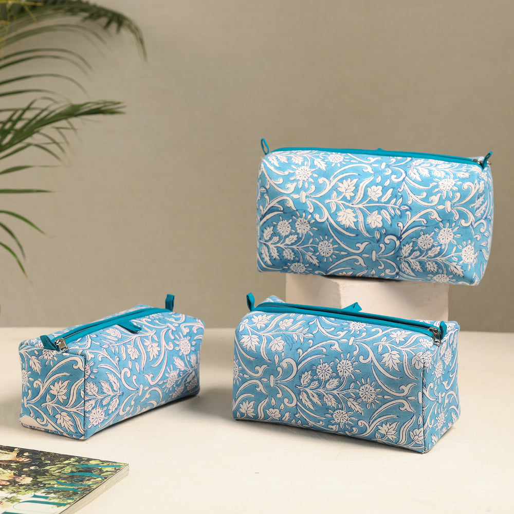 Cotton Toiletry Bag Set