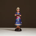 Thanjavur Thalaiyatti Bommai Handpainted Bobble Head Dancing Doll 01
