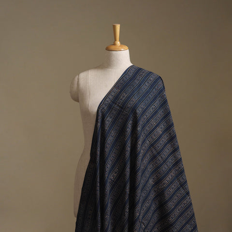 Kutch Hand Block Ajrakh Print Natural Dyed Cotton Fabric 18