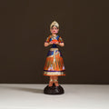 Thanjavur Thalaiyatti Bommai Handpainted Bobble Head Dancing Doll 04