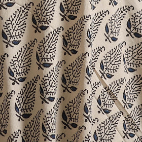 Cream -  Kutch Hand Block Ajrakh Print Natural Dyed Cotton Fabric 20