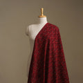 Red - Kutch Hand Block Ajrakh Print Natural Dyed Cotton Fabric 22