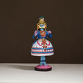 Thanjavur Thalaiyatti Bommai Handpainted Bobble Head Kathakali Dancing Doll 09