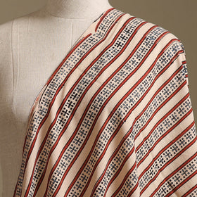 Kutch Hand Block Ajrakh Print Natural Dyed Cotton Fabric 26