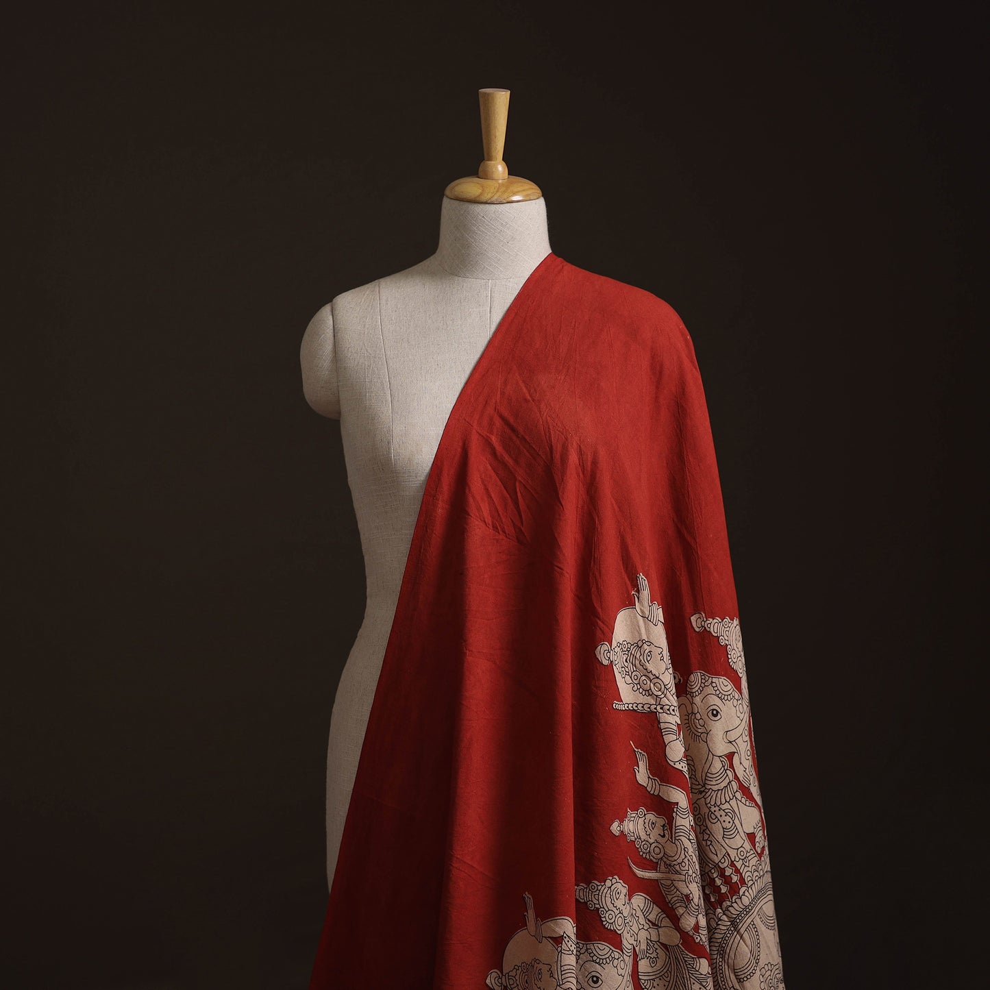 Kalamkari Printed Cotton Fabric 15