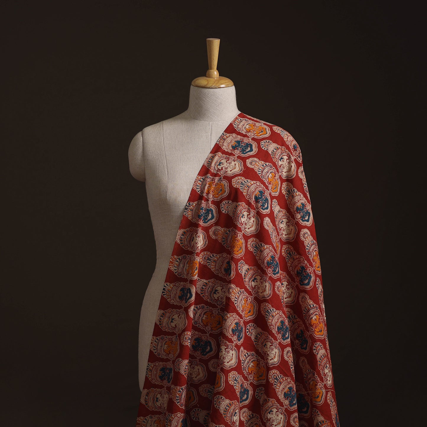 Kalamkari Printed Cotton Fabric 29