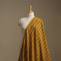Yellow - Kutch Hand Block Ajrakh Print Natural Dyed Cotton Fabric 28