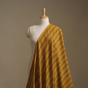 Yellow - Kutch Hand Block Ajrakh Print Natural Dyed Cotton Fabric 28