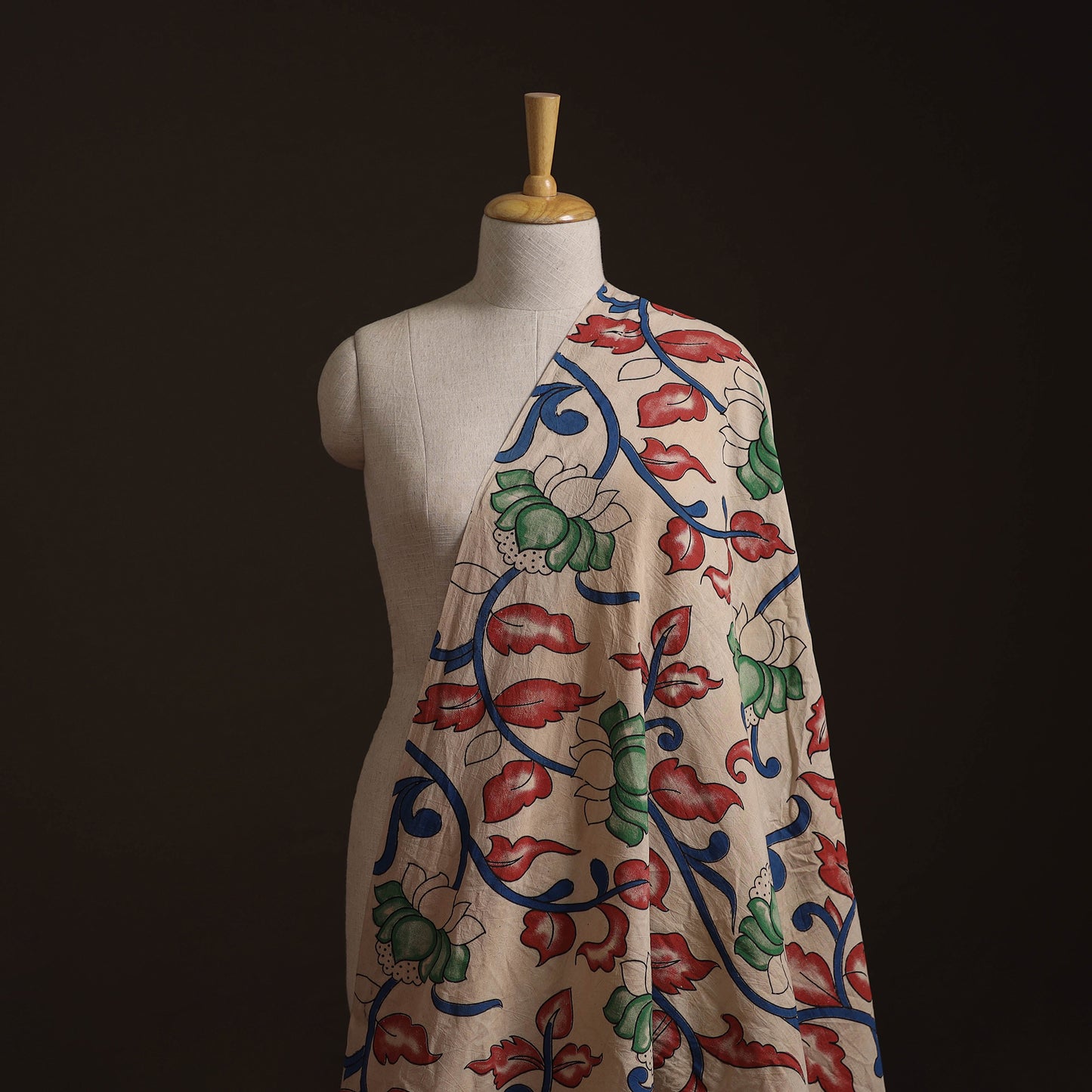 Kalamkari Printed Cotton Fabric 23