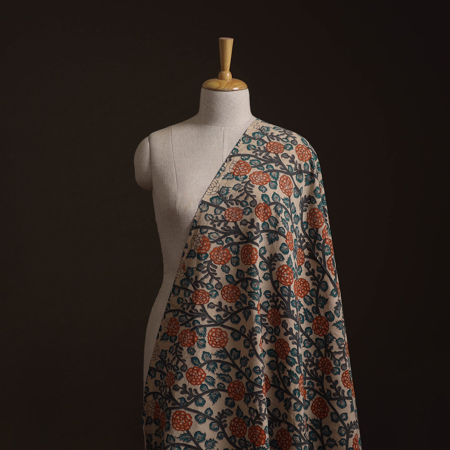 Kalamkari Printed Cotton Fabric 22