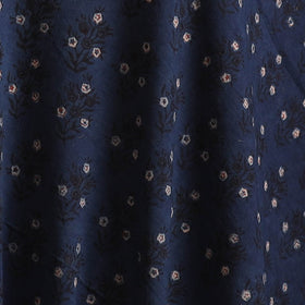 Blue - Kutch Hand Block Ajrakh Print Natural Dyed Cotton Fabric 29