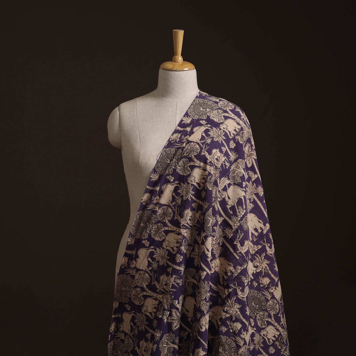 Kalamkari Printed Cotton Fabric 16