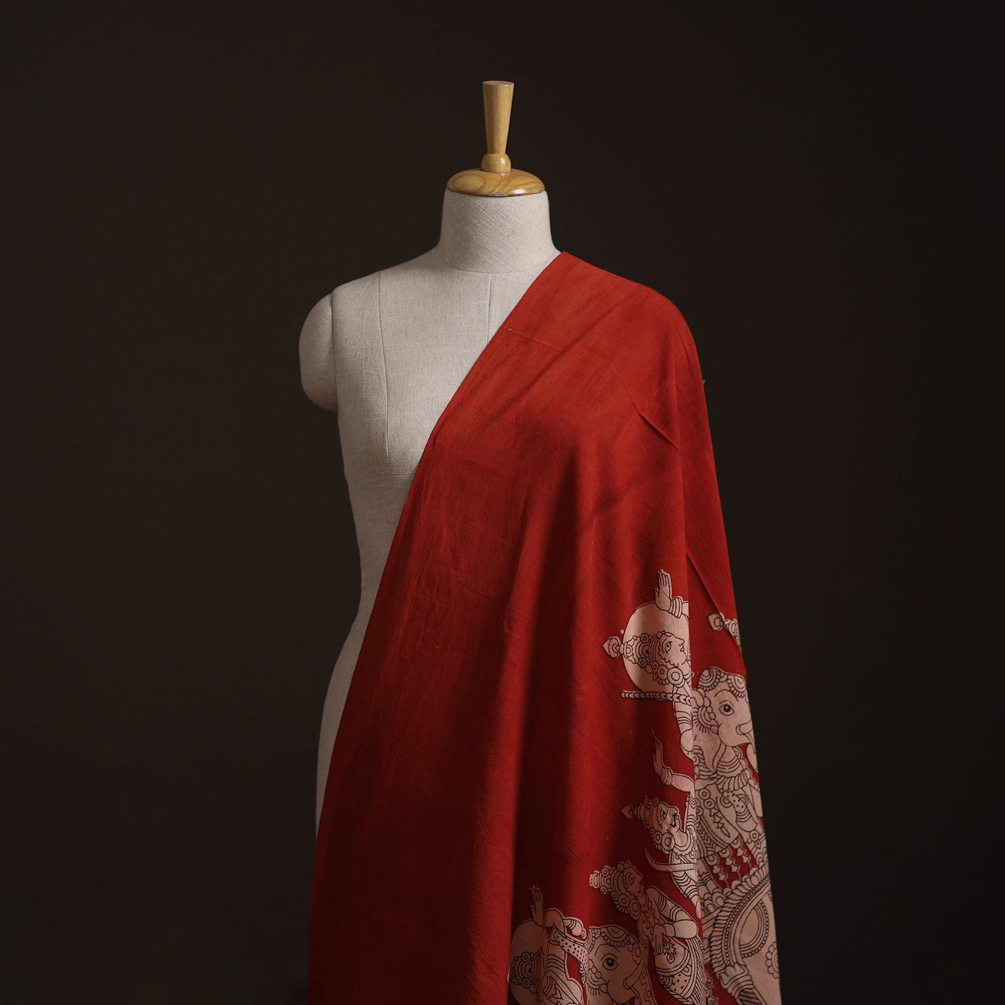Kalamkari Printed Cotton Fabric 13