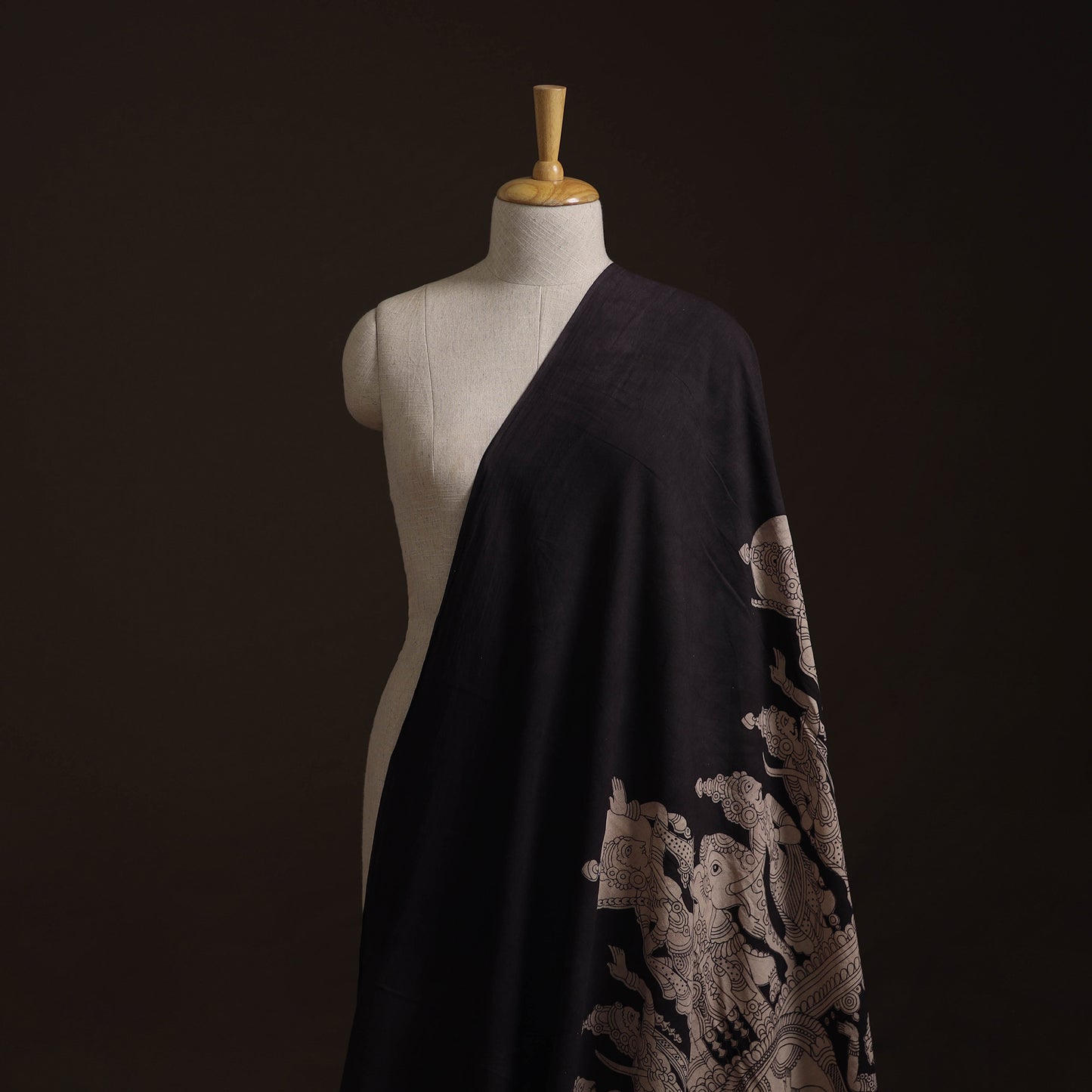 Kalamkari Printed Cotton Fabric 12