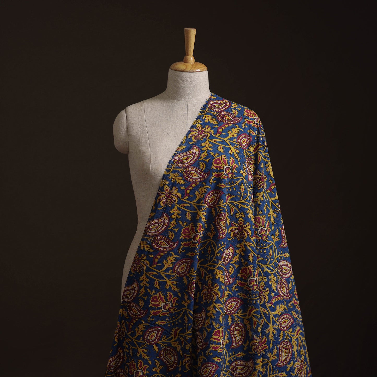 Kalamkari Printed Cotton Fabric 02