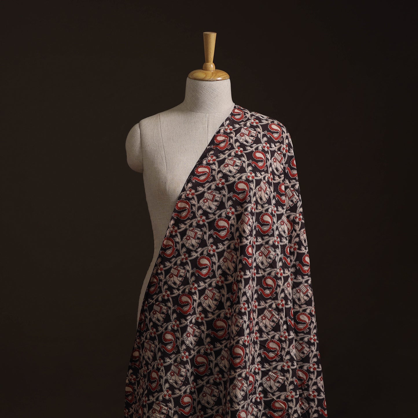 Kalamkari Printed Cotton Fabric 04
