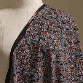Kutch Hand Block Ajrakh Print Natural Dyed Cotton Fabric 40