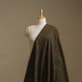 Green -Kutch Hand Block Ajrakh Print Natural Dyed Cotton Fabric 41