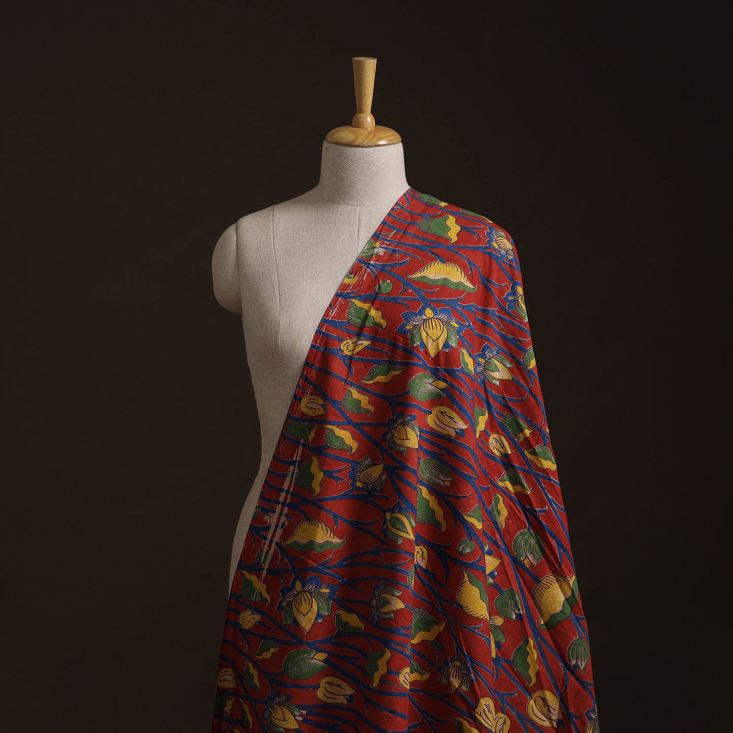 Kalamkari Printed Cotton Fabric 13