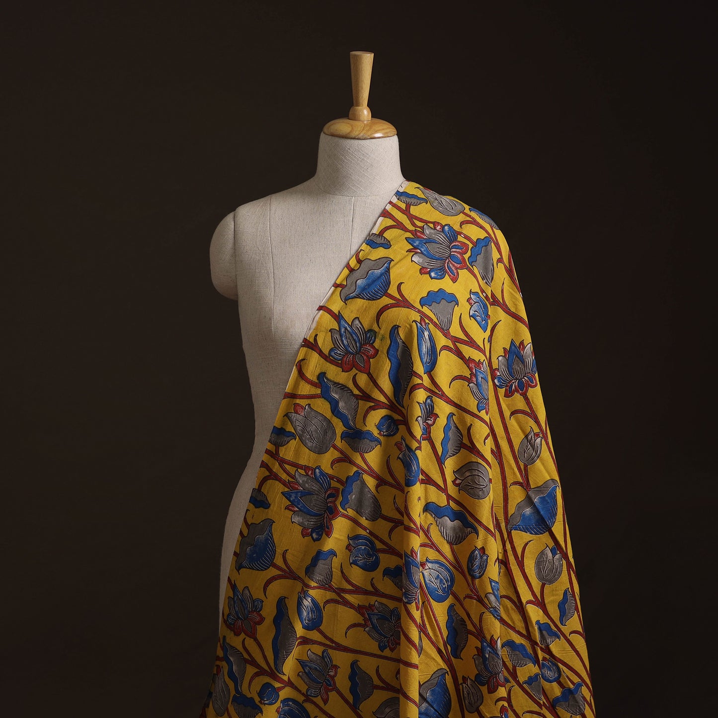 Kalamkari Printed Cotton Fabric 14