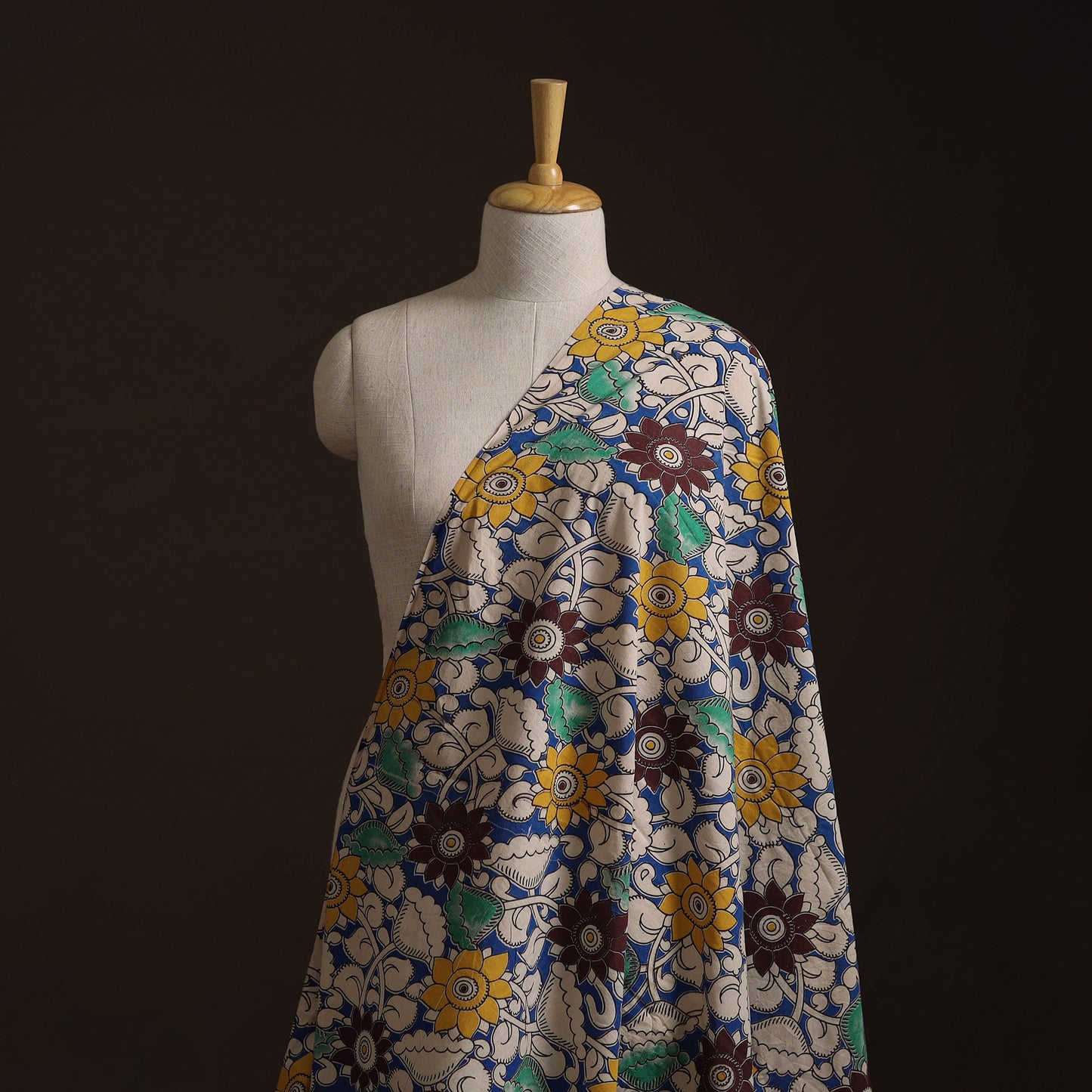 Kalamkari Printed Cotton Fabric 16