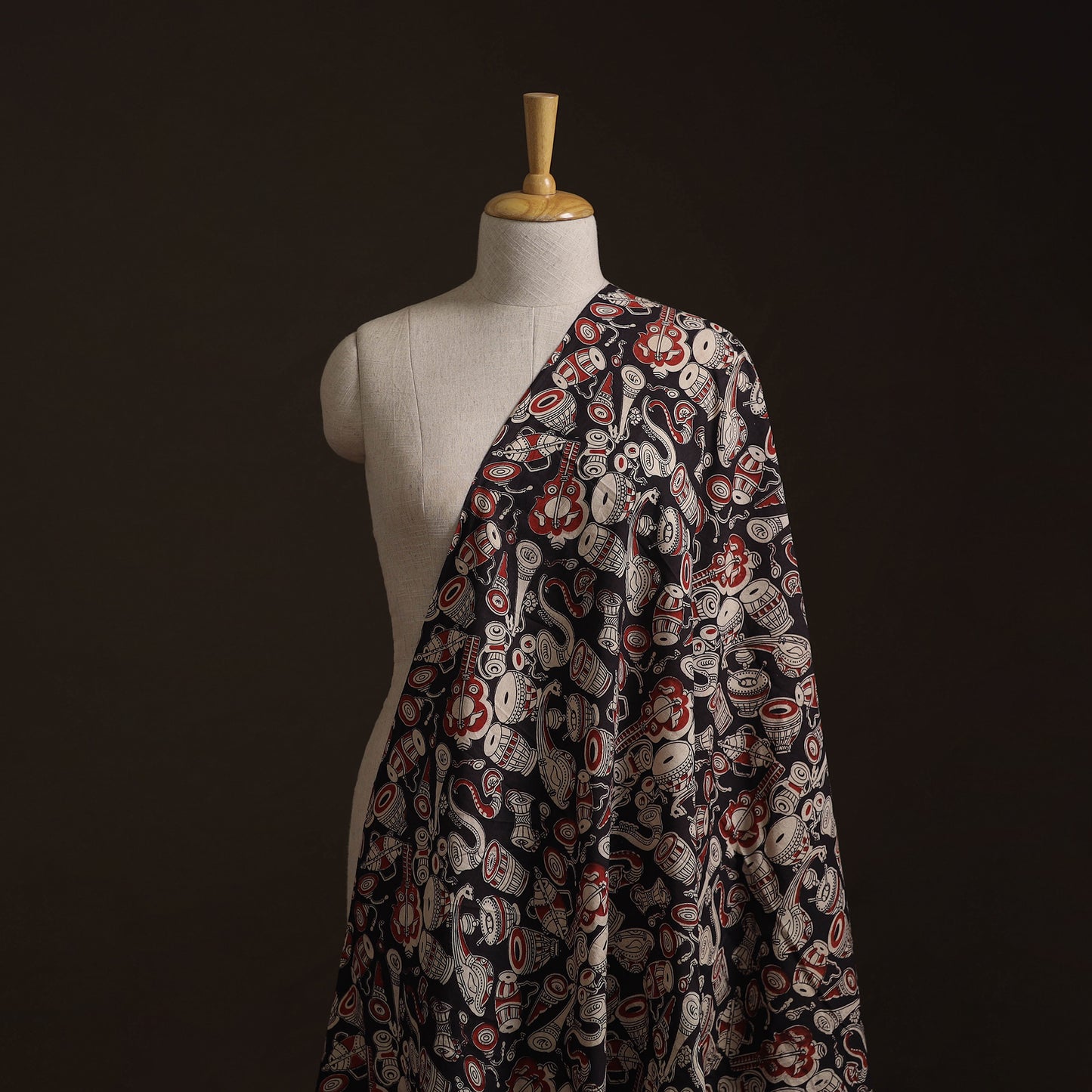 Kalamkari Printed Cotton Fabric 23