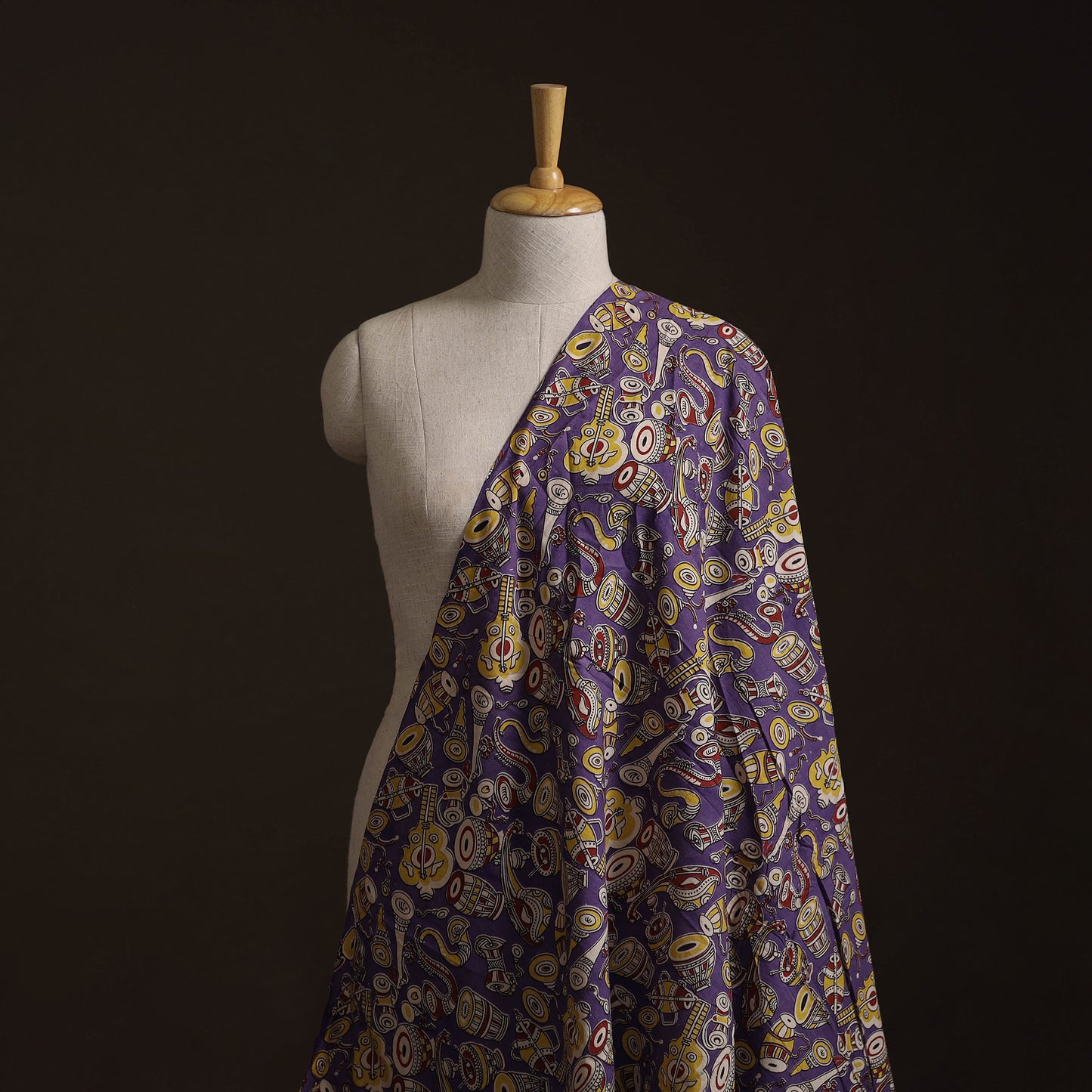Kalamkari Printed Cotton Fabric 24