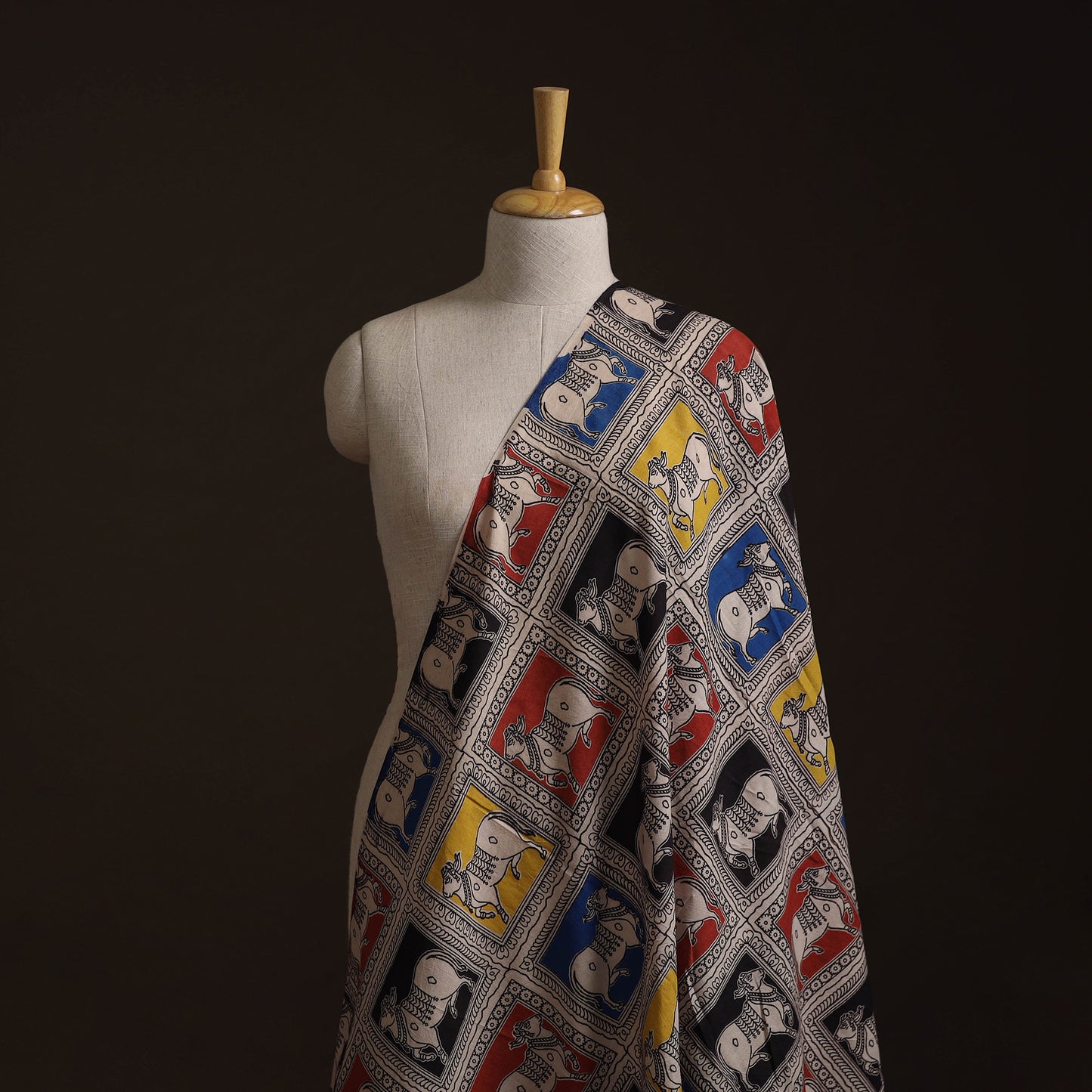 Kalamkari Printed Cotton Fabric 25