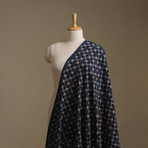 Kutch Hand Block Ajrakh Print Natural Dyed Cotton Fabric 48