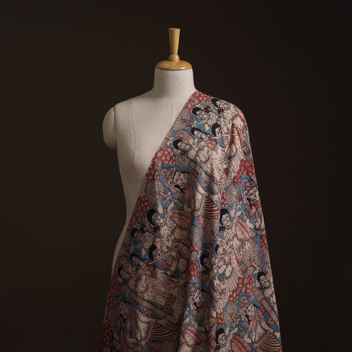 Kalamkari Printed Cotton Fabric 30