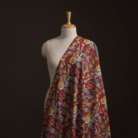 Kalamkari Printed Cotton Fabric 34