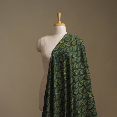 Kutch Hand Block Ajrakh Print Natural Dyed Cotton Fabric 51