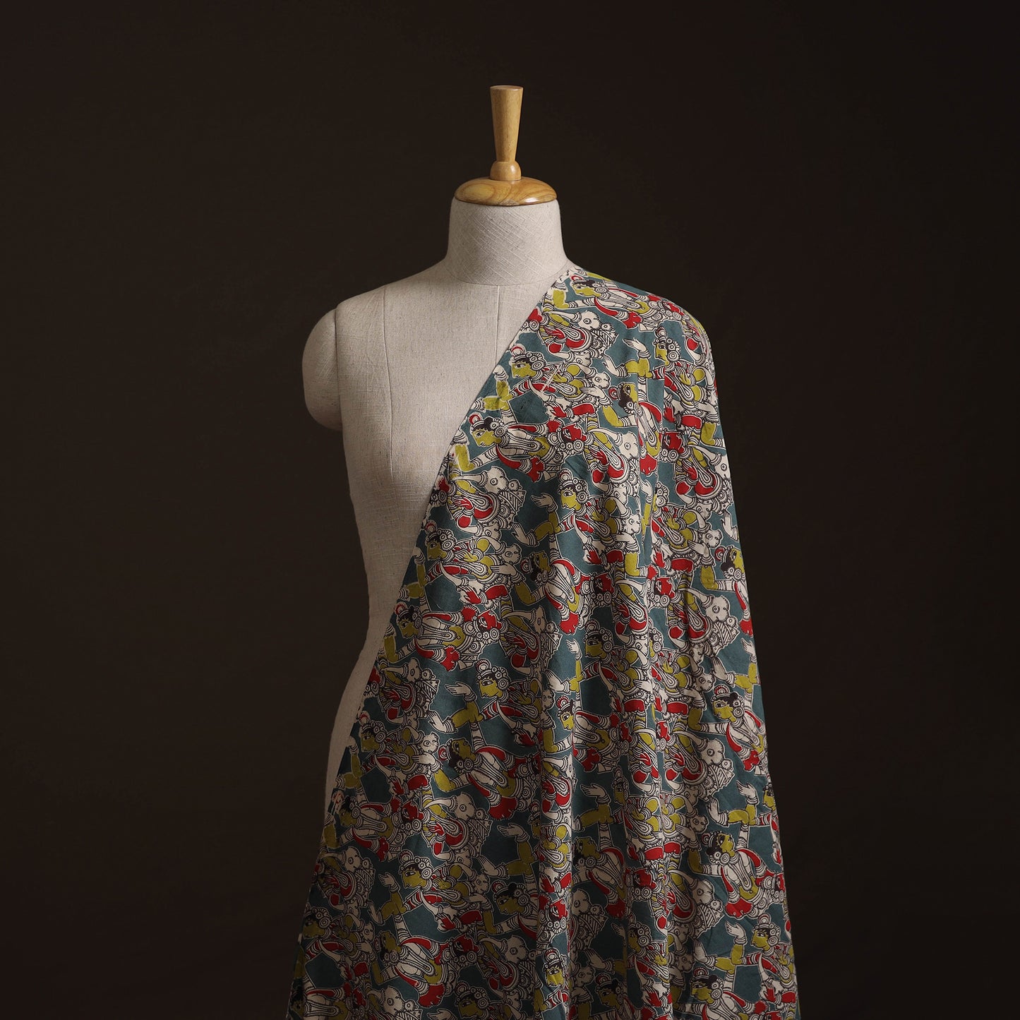 Kalamkari Printed Cotton Fabric 48