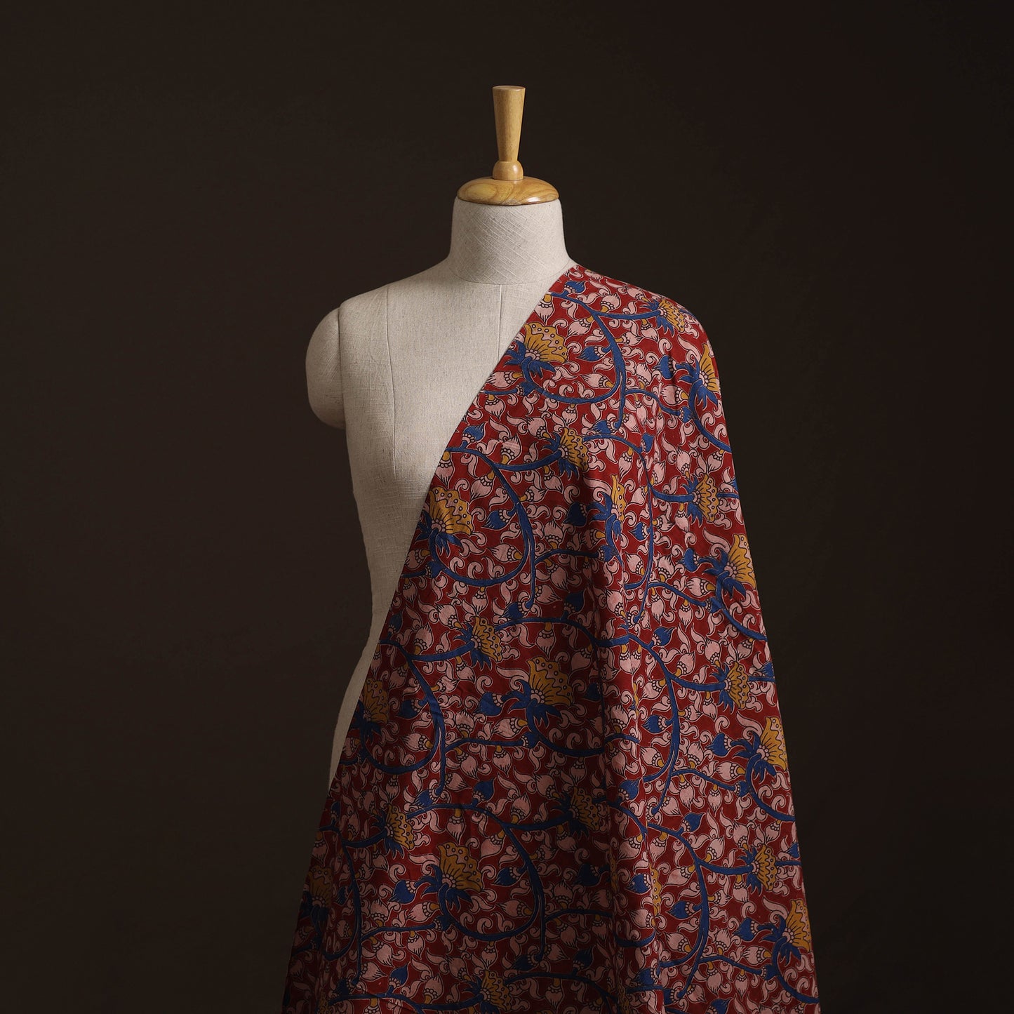 Kalamkari Printed Cotton Fabric 57