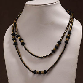 Tribal Odisha Dokra Threadwork Handmade Long Necklace 07