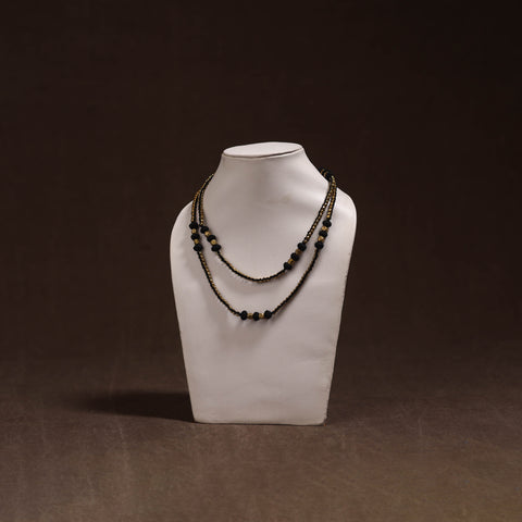 Tribal Odisha Dokra Threadwork Handmade Long Necklace 07