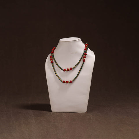 Tribal Odisha Dokra Threadwork Handmade Long Necklace 08
