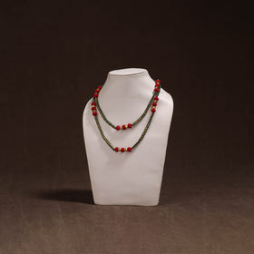 Tribal Odisha Dokra Threadwork Handmade Long Necklace 08
