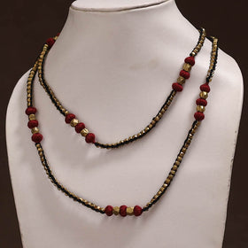 Tribal Odisha Dokra Threadwork Handmade Long Necklace 09