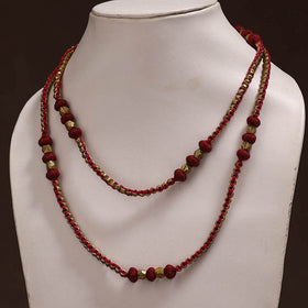 Tribal Odisha Dokra Threadwork Handmade Long Necklace 10