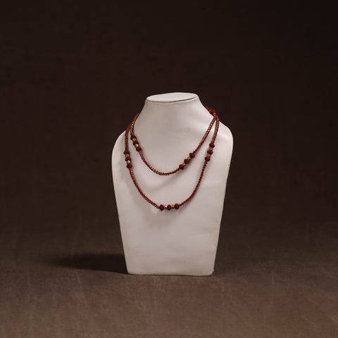 Tribal Odisha Dokra Threadwork Handmade Long Necklace 10