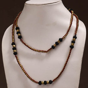 Tribal Odisha Dokra Threadwork Handmade Long Necklace 11
