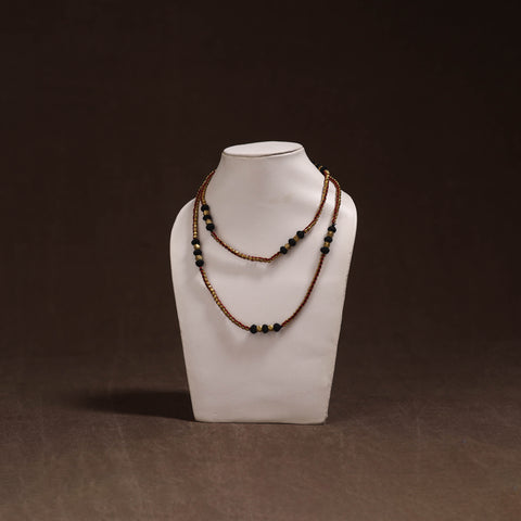 Tribal Odisha Dokra Threadwork Handmade Long Necklace 11