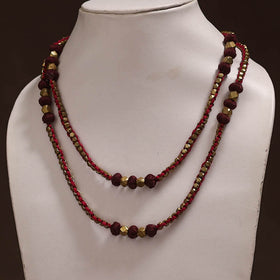 Tribal Odisha Dokra Threadwork Handmade Long Necklace 12
