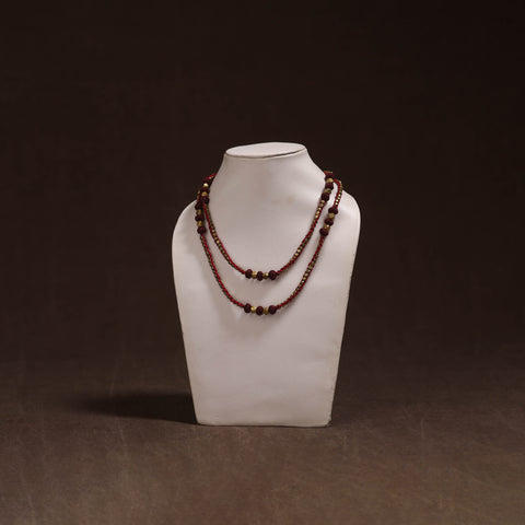 Tribal Odisha Dokra Threadwork Handmade Long Necklace 12