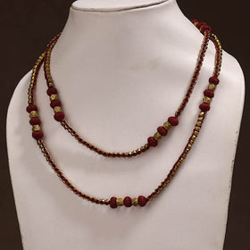 Tribal Odisha Dokra Threadwork Handmade Long Necklace 13