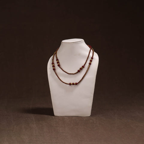 Tribal Odisha Dokra Threadwork Handmade Long Necklace 13