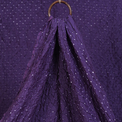 Kutch Bandhani Tie-Dye Chanderi Silk Fabric 02