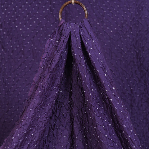 Kutch Bandhani Tie-Dye Chanderi Silk Fabric 02