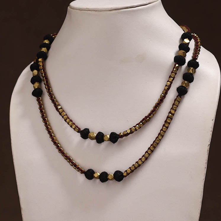 Tribal Odisha Dokra Threadwork Handmade Long Necklace 16